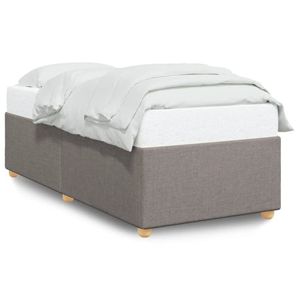 sengeramme uden madras 90x200 cm stof gråbrun