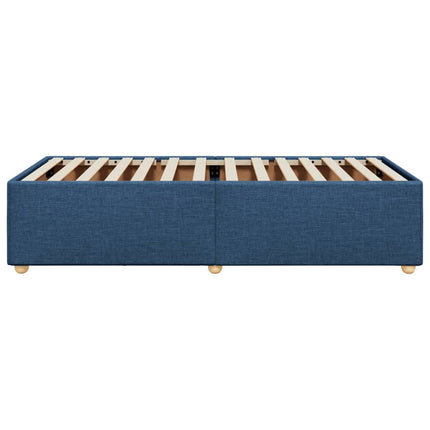 sengeramme uden madras 100x200 cm stof blå