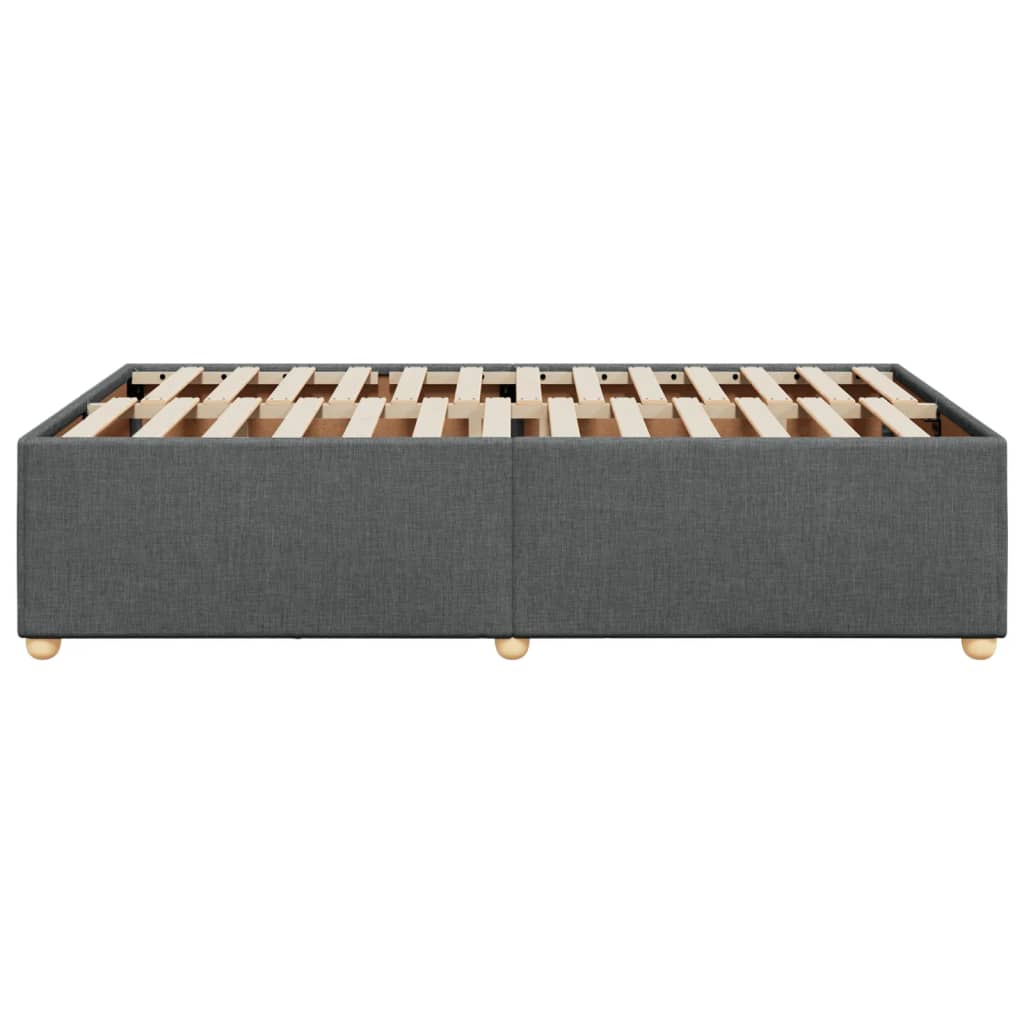 sengeramme uden madras 120x190 cm stof enkeltseng Mørkegrå