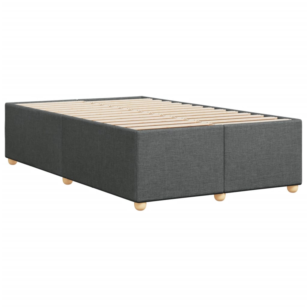sengeramme uden madras 120x190 cm stof enkeltseng Mørkegrå