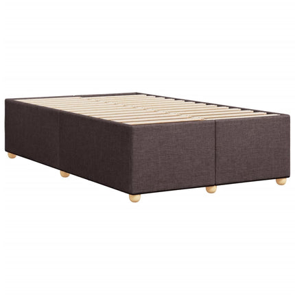 sengeramme uden madras 120x190 cm stof mørkebrun