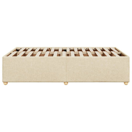 Sengeramme uden madras Creme 120x200 cm Stof