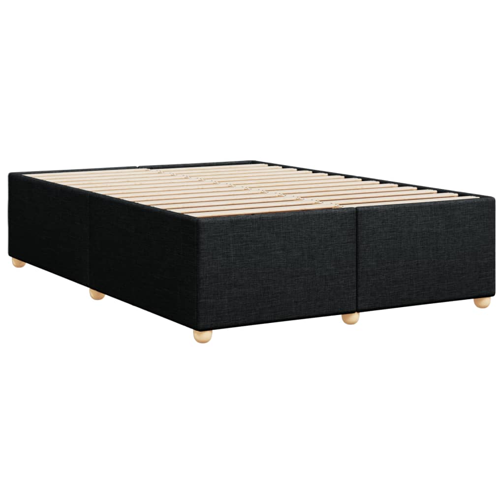 sengeramme uden madras 140x200 cm stof sort