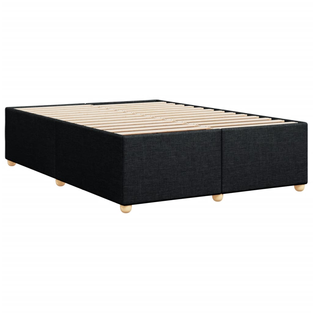 sengeramme uden madras 160x200 cm stof sort