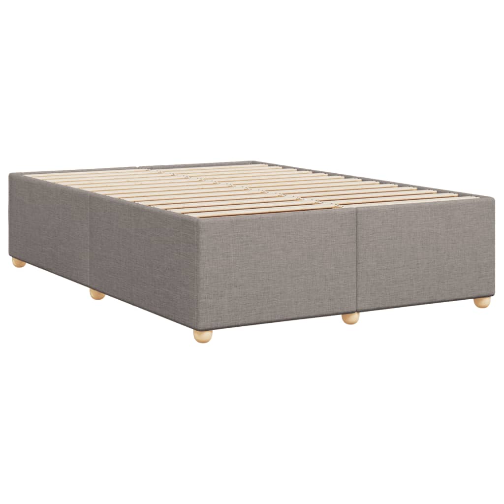 sengeramme uden madras 160x200 cm stof gråbrun