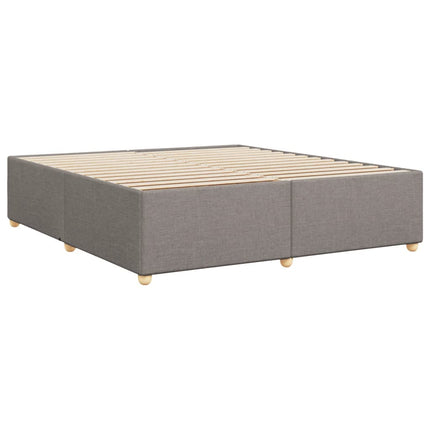 sengeramme uden madras 180x200 cm stof gråbrun