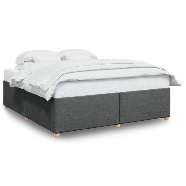 sengeramme uden madras 200x200 cm stof mørkegrå