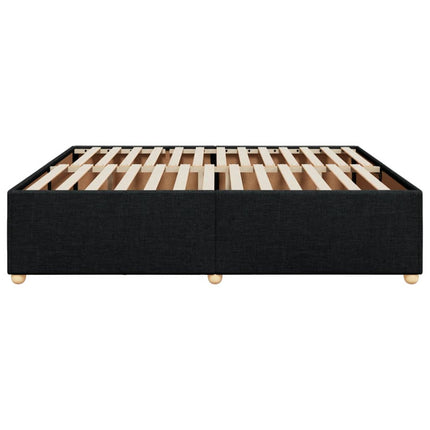 sengeramme uden madras 200x200 cm stof sort