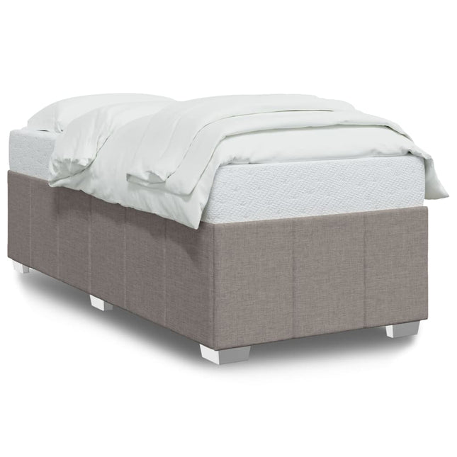 sengeramme uden madras 80x200 cm stof gråbrun