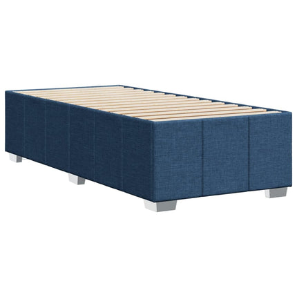 sengeramme uden madras 80x200 cm stof blå