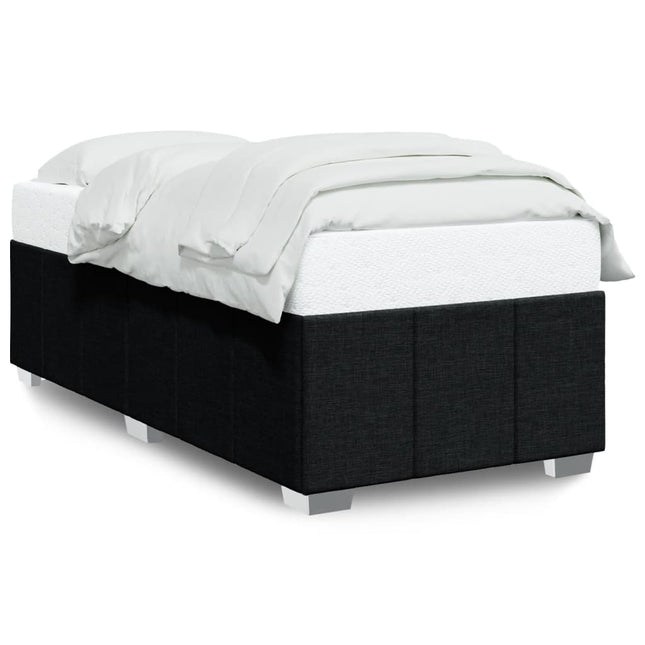 sengeramme uden madras 90x190 cm stof sort