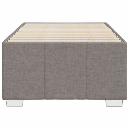 sengeramme uden madras 90x200 cm stof gråbrun