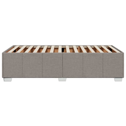 sengeramme uden madras 90x200 cm stof gråbrun