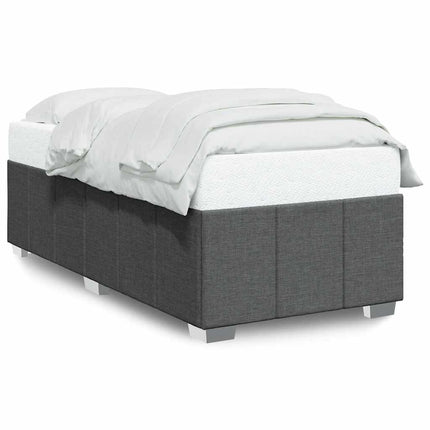 Sengeramme uden madras Mørkegrå 100x200 cm Stof