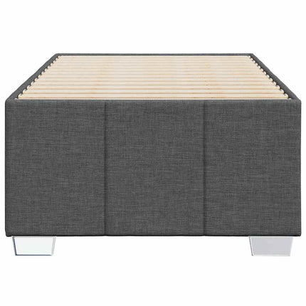 Sengeramme uden madras Mørkegrå 100x200 cm Stof