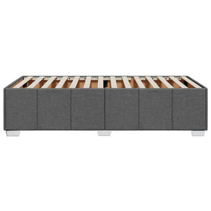 Sengeramme uden madras Mørkegrå 100x200 cm Stof