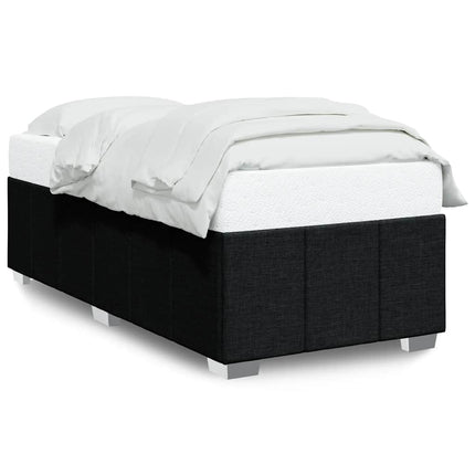 Sengeramme uden madras Sort 100x200 cm Stof