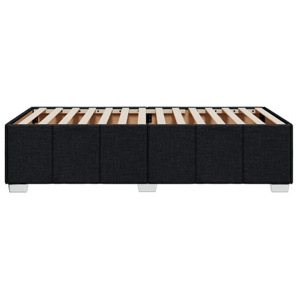 Sengeramme uden madras Sort 100x200 cm Stof