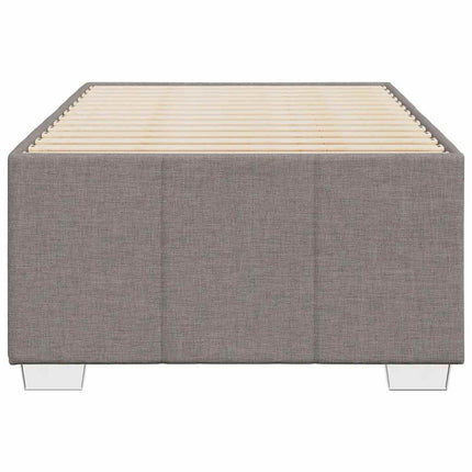 Sengeramme uden madras Taupe 100x200 cm Stof