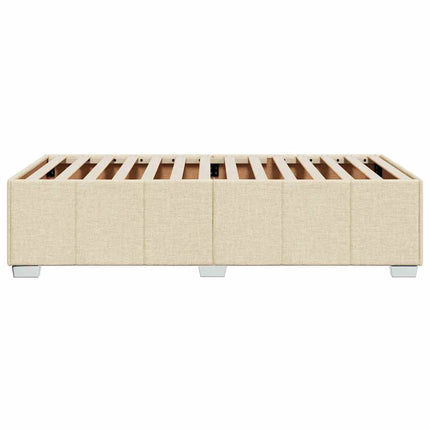 Sengeramme uden madras Creme 100x200 cm Stof
