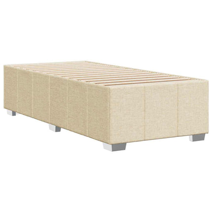 Sengeramme uden madras Creme 100x200 cm Stof