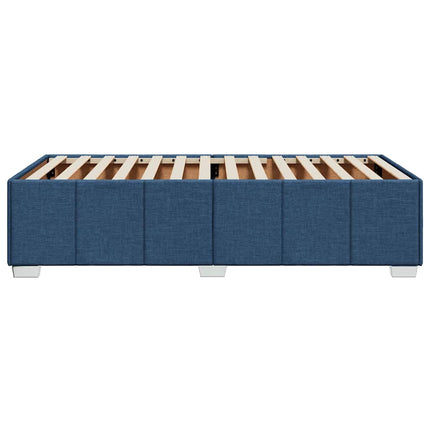 sengeramme uden madras 100x200 cm stof blå