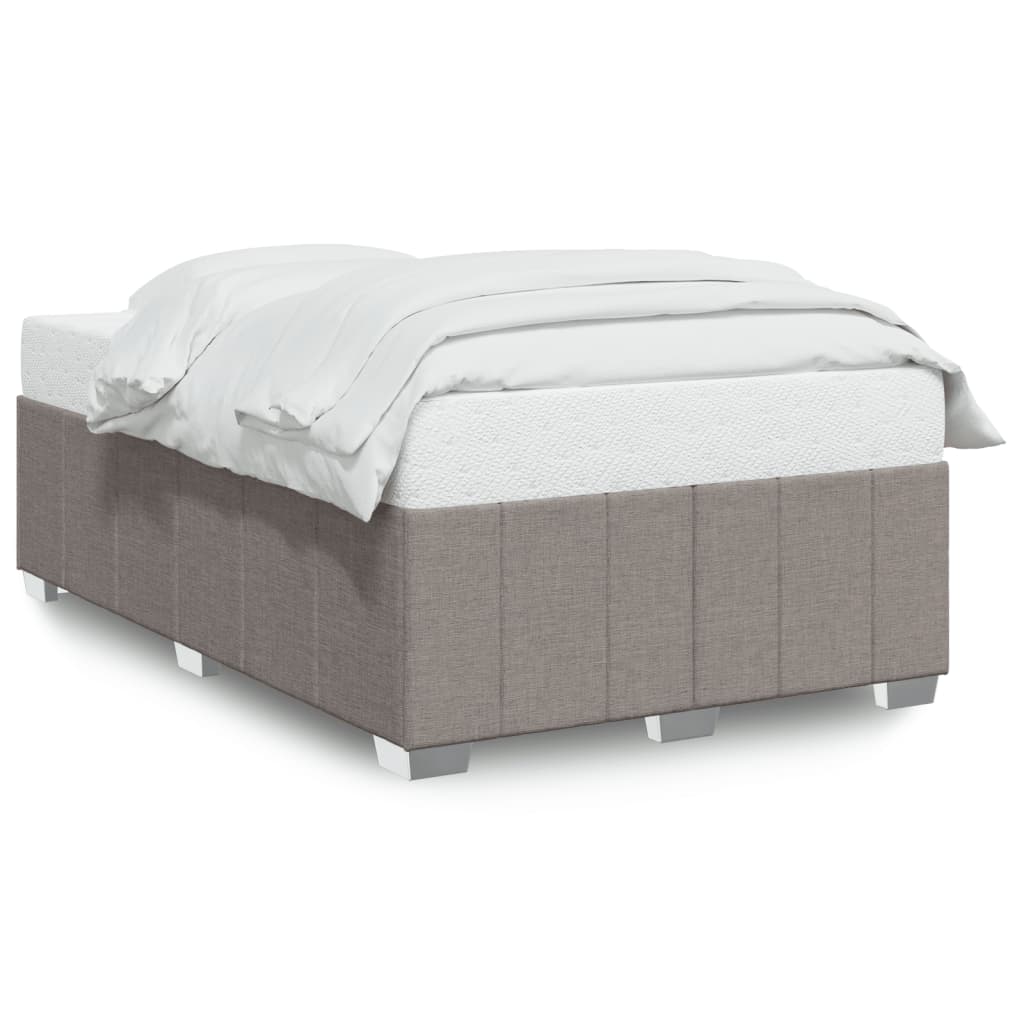 sengeramme uden madras 120x190 cm stof gråbrun