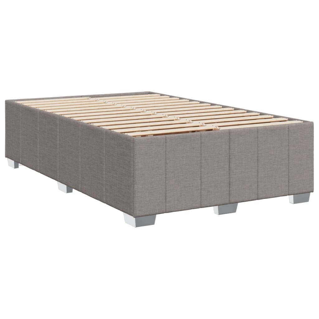 sengeramme uden madras 120x190 cm stof gråbrun