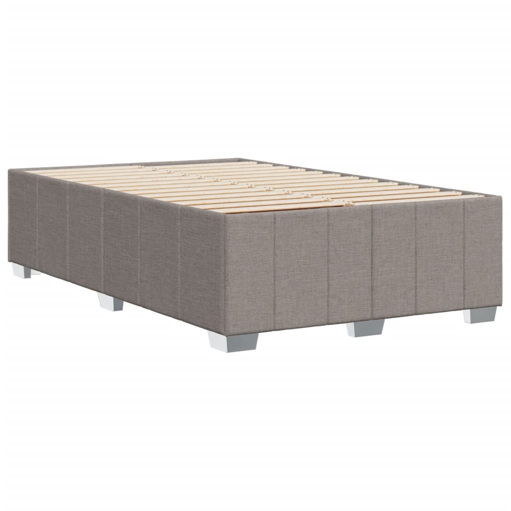 sengeramme uden madras 120x190 cm stof gråbrun