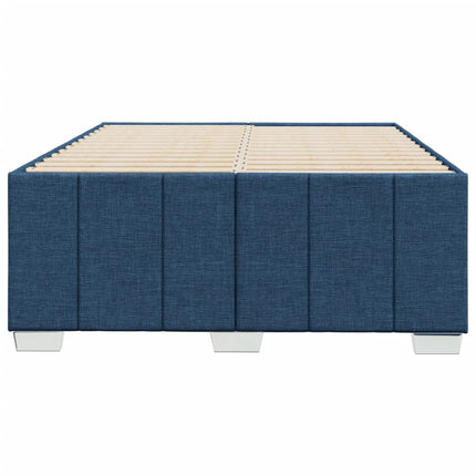 sengeramme uden madras 120x200 cm stof blå