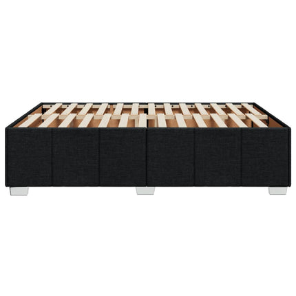 sengeramme uden madras 140x190 cm stof sort