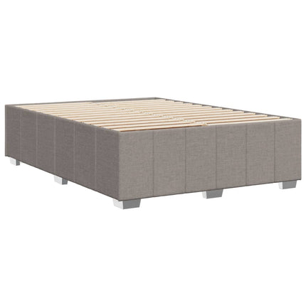 sengeramme uden madras 140x190 cm stof gråbrun