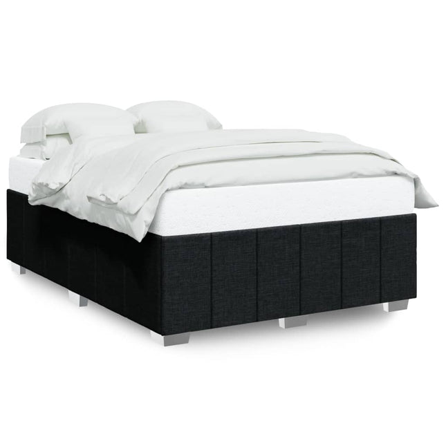 sengeramme uden madras 140x200 cm stof sort