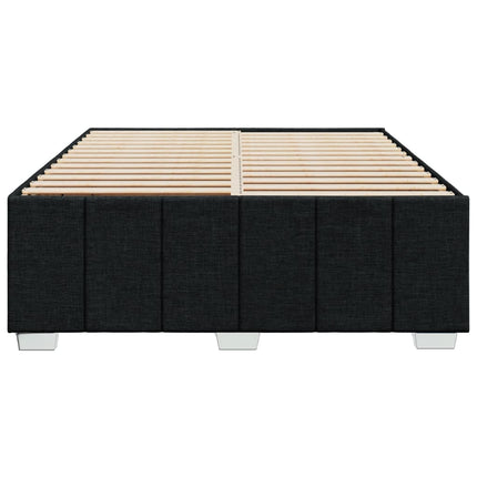sengeramme uden madras 140x200 cm stof sort