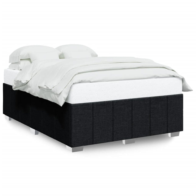 sengeramme uden madras 160x200 cm stof sort