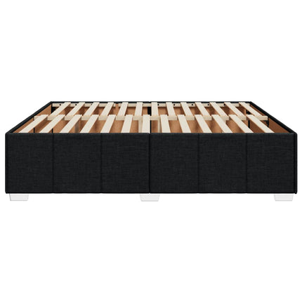sengeramme uden madras 200x200 cm stof sort