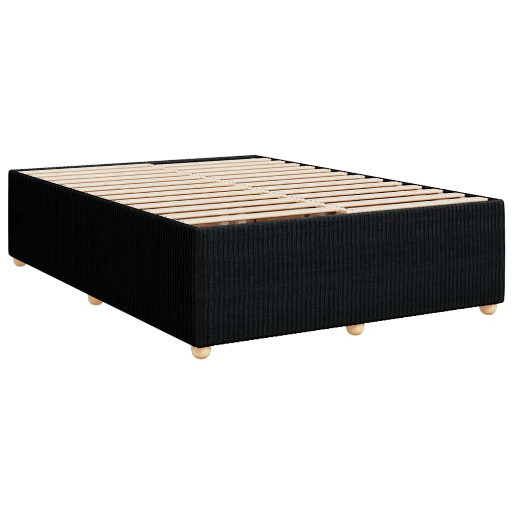 sengeramme uden madras 140x200 cm stof sort