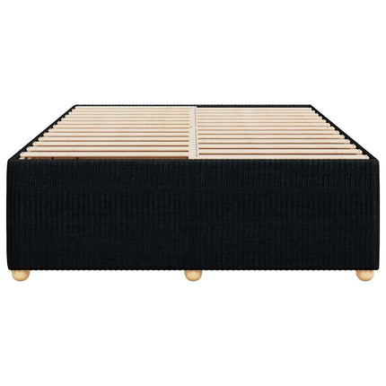 sengeramme uden madras 140x200 cm stof sort