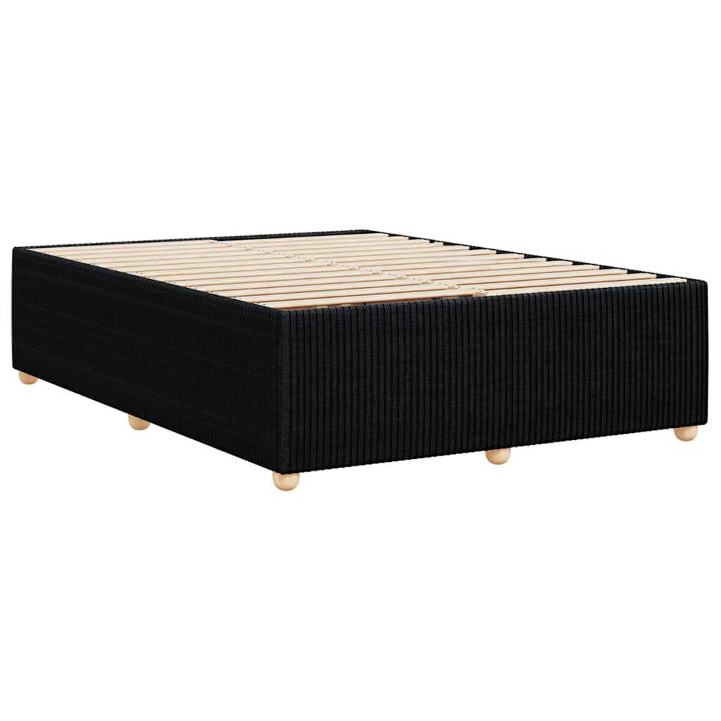 sengeramme uden madras 140x200 cm stof sort