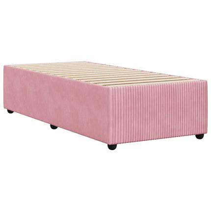 sengeramme 90x200 cm fløjl pink