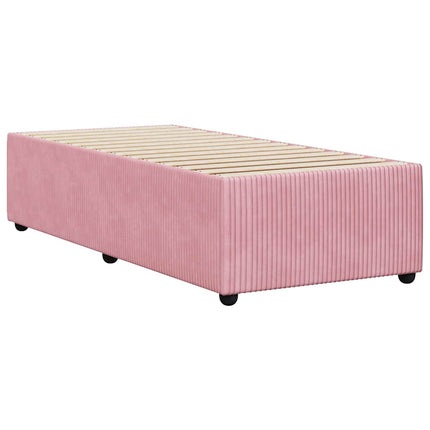 sengeramme 100x200 cm fløjl pink