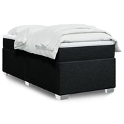 kontinentalseng med madras 90x190 cm stof sort