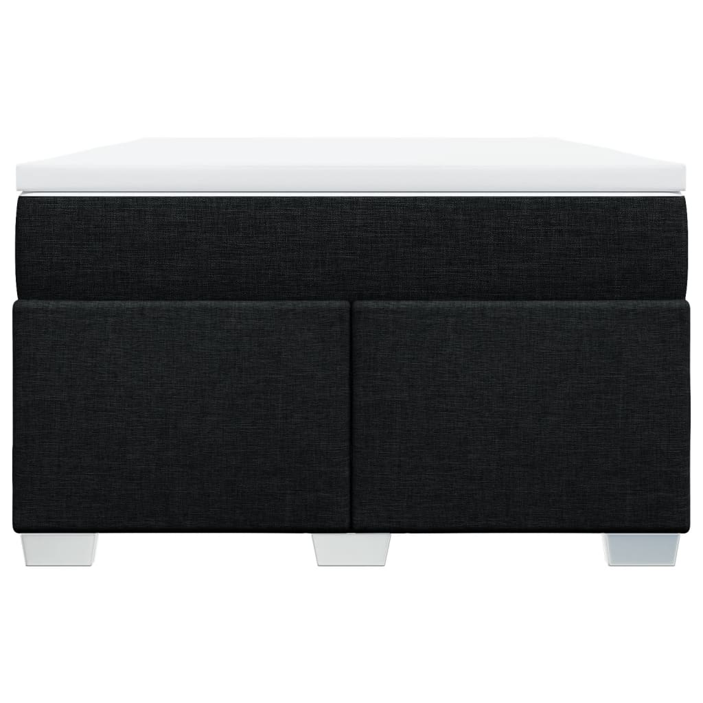kontinentalseng med madras 120x190 cm stof sort