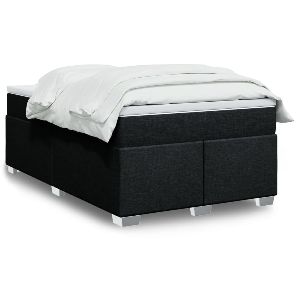 kontinentalseng med madras 120x190 cm stof sort