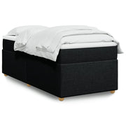 kontinentalseng med madras 100x200 cm stof sort