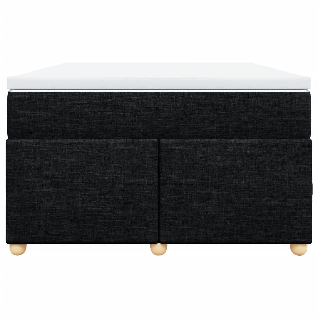 kontinentalseng med madras 120x190 cm stof sort