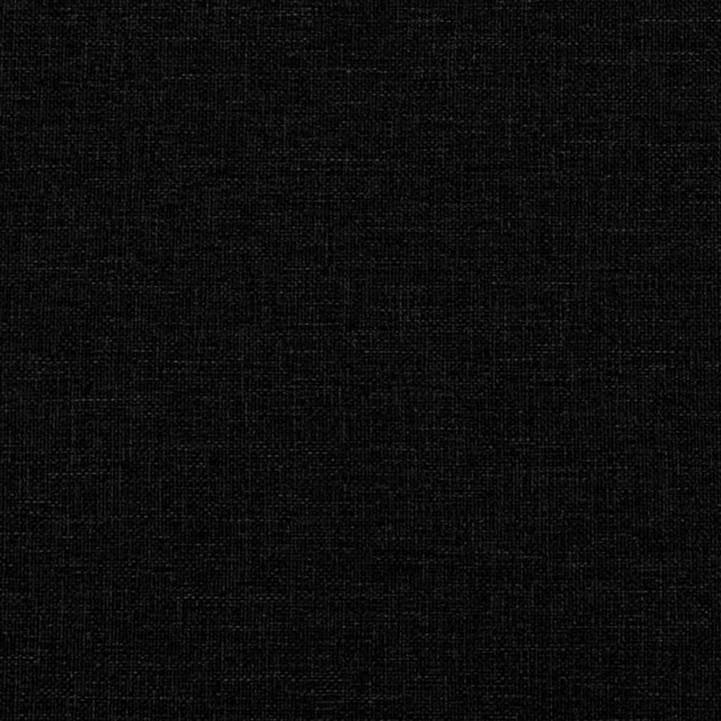 kontinentalseng med madras 120x190 cm stof sort