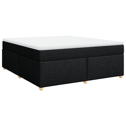 kontinentalseng med madras 180x200 cm stof sort