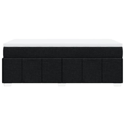 kontinentalseng med madras 90x200 cm stof sort