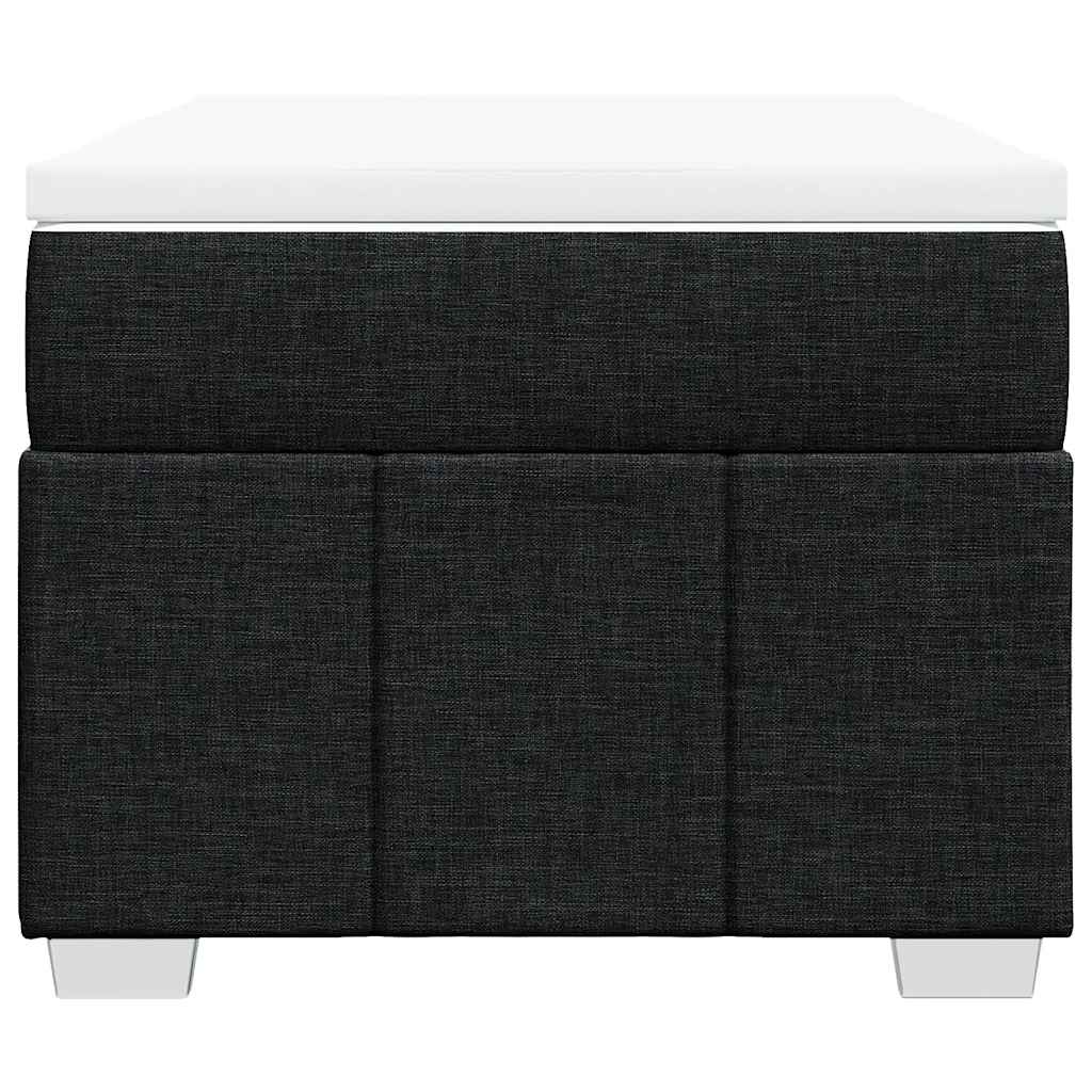 kontinentalseng med madras 100x200 cm stof sort